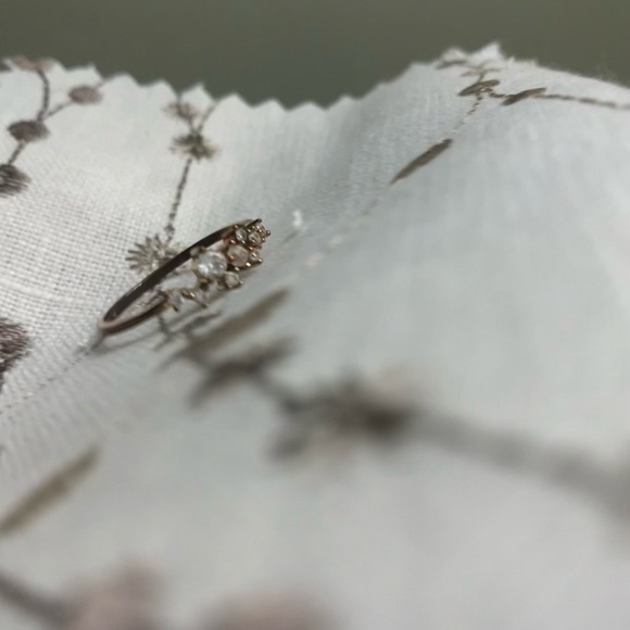 (2for$30)Zircon Rose Gold Ring Size 9 - Picture 5 of 8